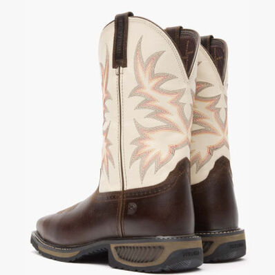 Durango® WorkHorse™ Chocolate Bone Steel Toe Western Work Boot, , large
