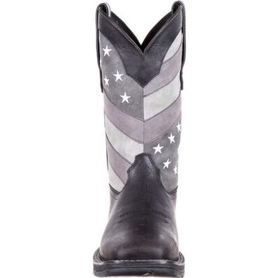 Rebel™ by Durango® Faded Black Flag Western Boot, , large