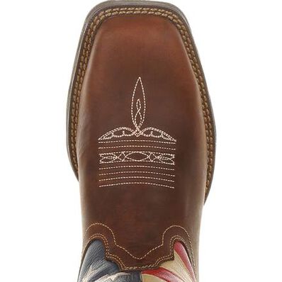 Lady Rebel Work™ by Durango® Steel Toe Patriotic Flag Work Boot, , large