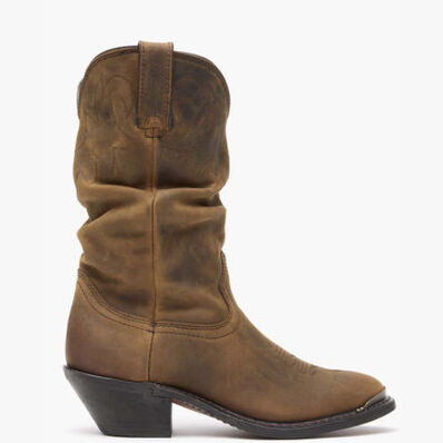 Durango® Women's Distressed Tan Slouch Western Boot, , large