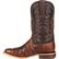 Durango® Premium Exotic Full-Quill Antiqued Saddle Western Boot, , large