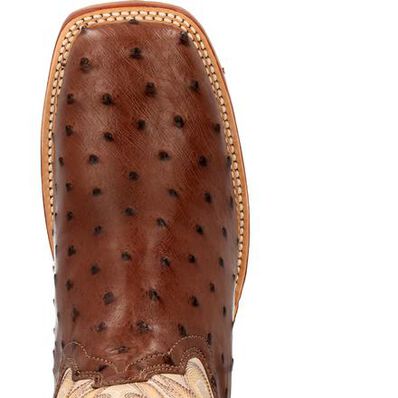 Durango® Premium Exotics™ Bone Full-Quill Ostrich Western Boot, , large