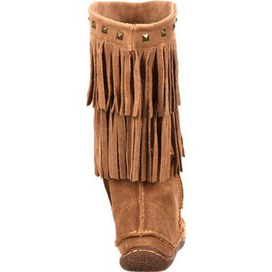 Durango® City Women's Santa Fe Fringe Moccasin, , large