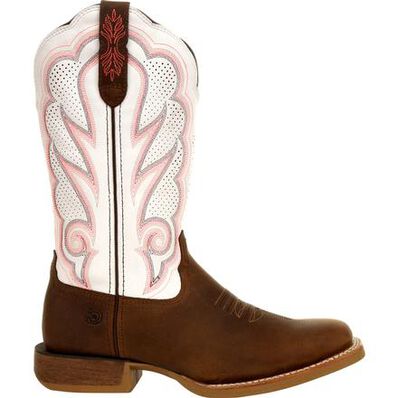 Durango® Lady Rebel Pro™ Women's White Ventilated Western Boot, , large