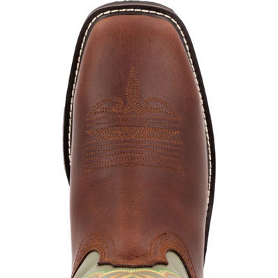 Durango® WorkHorse™ Spanish Chestnut Cactus Steel Toe Western Work Boot, , large