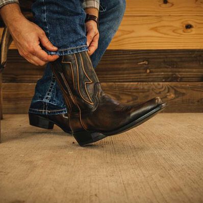 Durango® Santa Fe™ Whiskey Barrel Brown Western Boot, , large