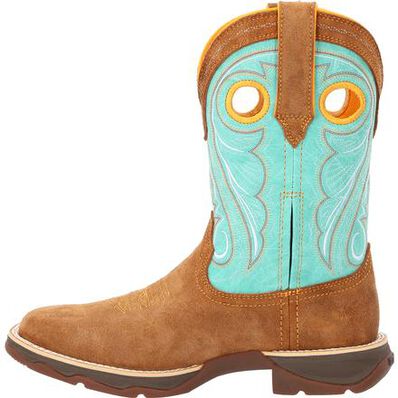 Lady Rebel™ by Durango® Women's Dusty Brown & Sky Blue Western Boot, , large