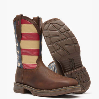 Rebel™ by Durango® Steel Toe Flag Western Flag Boot, , large