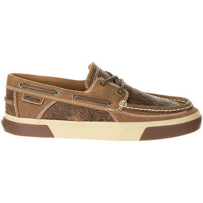 Durango® Music City™ Women's Western Emboss Boat Moc, , large
