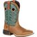 Durango Lil' Rebel Pro Big Kid's Teal Western Boot, , large