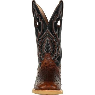 Durango® Rebel Pro™ Oiled Saddle Ostrich Western Boot, , large