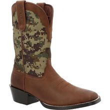 Durango® Westward™ Green Digi Camo Western Boot