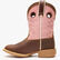 Lil’ Rebel™ by Durango® Big Kids’ Dark Chestnut Bubblegum Western Boot, , large
