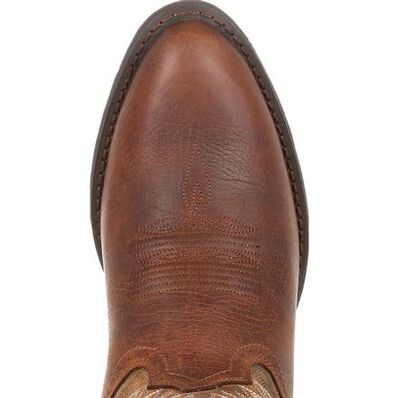 Durango® Rebel Frontier™ Distressed Brown R-Toe Western Boot, , large