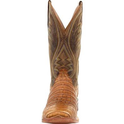 Durango® Premium Exotics™ Sunset Wheat Caiman Western Boot, , large