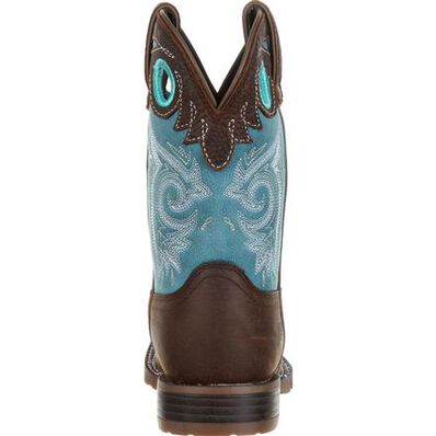 Durango® Lil' Mustang™ Big Kids Western Saddle Boot, , large