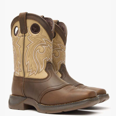 Lil' Rebel™ by Durango® Big Kid Saddle Western Boot, , large