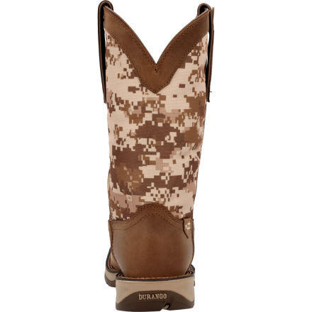Rebel by Durango Desert Camo Pull on Western Boot DDB0166