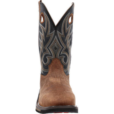 Durango® WorkHorse Acorn Black Onyx Steel Toe Western Work Boot, , large