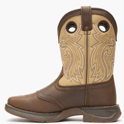 Lil' Rebel™ by Durango® Big Kid Saddle Western Boot, , large