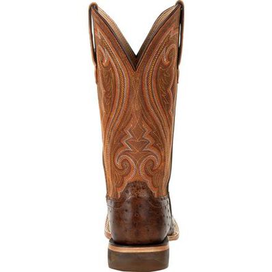 Durango® Premium Exotics™ Women's Full-Quill Ostrich Antiqued Saddle Western Boot, , large