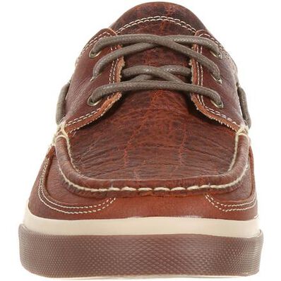 Durango® Music City™ Men's Elephant Emboss Boat Moc, , large
