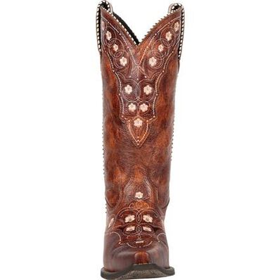 Crush™ by Durango® Women's Cognac Floral Western Boot, , large