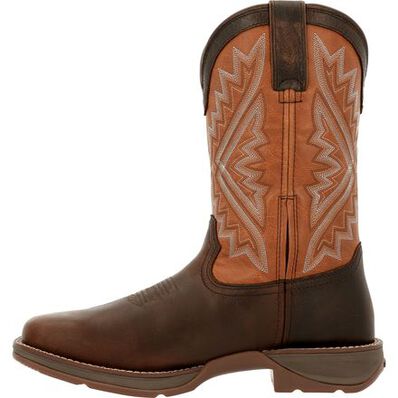 Rebel™ by Durango® Rugged Brown Western Boot, , large