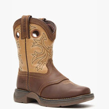 Lil’ Rebel™ by Durango® Little Kids’ Brown Tan Western Boot