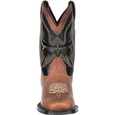 Durango® Lil' Mustang™ Little Kids' Fancy Stitch Western Boot, , large