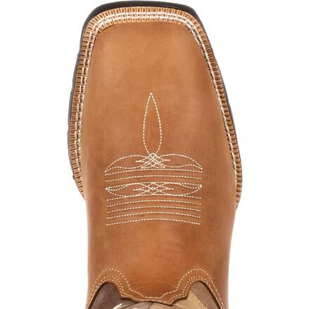 Durango Mustang Men s Faded Glory Brown Flag Western Boot