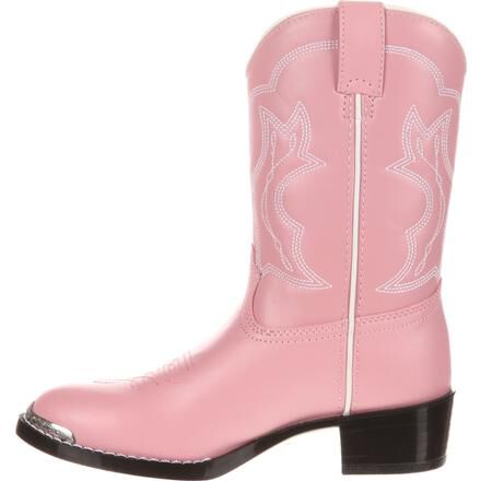 western boots pink