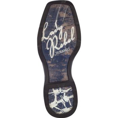 Lady Rebel™ by Durango® 10" Let Love Fly Western, , large
