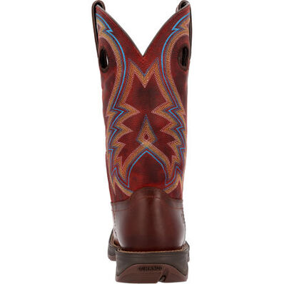 Rebel by Durango® Burnished Pecan Fire Brick Western Boot, , large