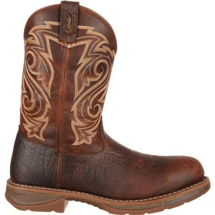 Workin Rebel by Durango Men s Brown Leather Composite Toe Work Boots Style DB4304