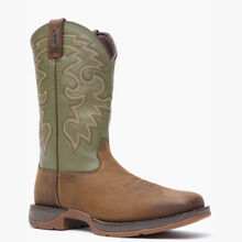Rebel™ by Durango® Coffee & Cactus Pull-On Western Boot