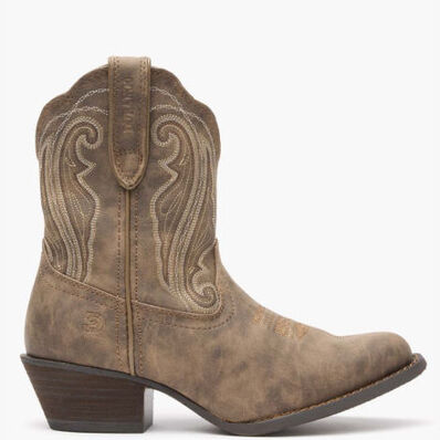 Crush™ by Durango® Women's Distressed Shortie Western Boot, , large