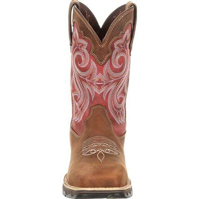 Lady Rebel Work™ by Durango® Women's Waterproof Composite Toe Western Work Boot, , large