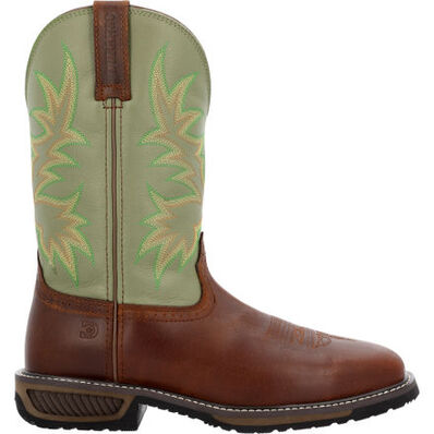 Durango® WorkHorse™ Spanish Chestnut Cactus Steel Toe Western Work Boot, , large