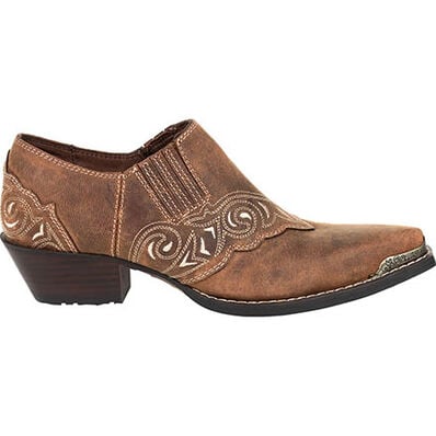 Crush™ by Durango® Women's Distressed Tan Shoe Boot, , large Crush™ by Durango® Women's Distressed Tan Shoe Boot, , large