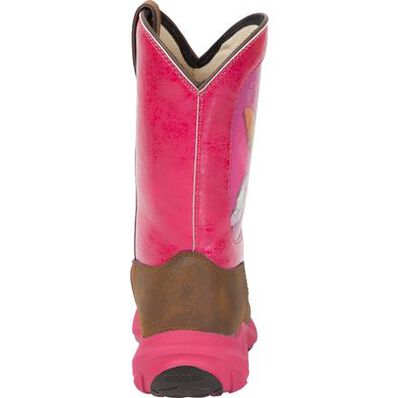 Durango® Little Kid Butterfly Lenticular Western Boot, , large