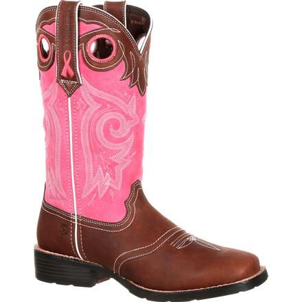 Pink sales ribbon boots