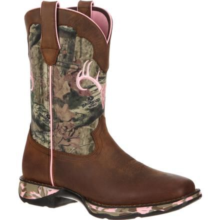 Women's Mossy Oak Camo Western Boot 