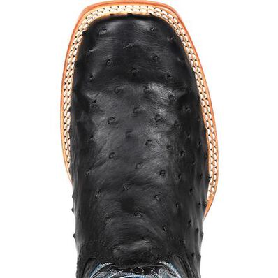 Durango® Premium Exotic Full-Quill Ostrich Midnight Western Boot, , large