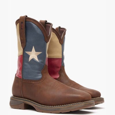 Rebel™ by Durango® Steel Toe Texas Flag Western Boot, , large