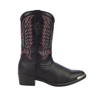 Durango® Toddler Black Lizard Print Western Boot, , large