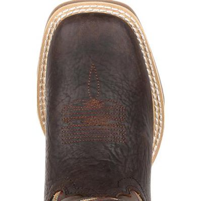 Durango® Lil' Rebel Pro™ Big Kid's Brown Western Boot, , large