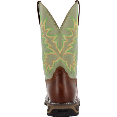 Durango® WorkHorse™ Spanish Chestnut Cactus Steel Toe Western Work Boot, , large