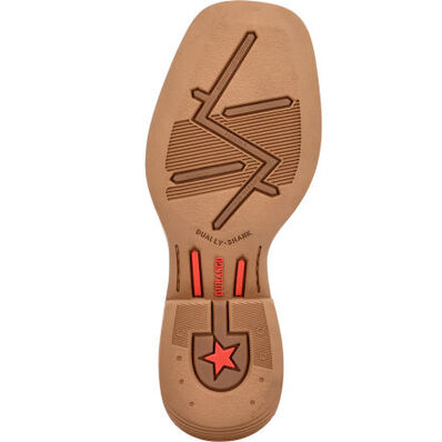 Durango® Lil' Rebel Pro™ Little Kid's Trail Brown and White Western Boot, , large