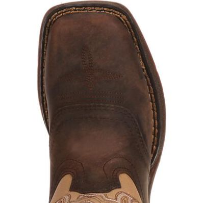 Lil' Rebel™ by Durango® Big Kid Saddle Western Boot, , large